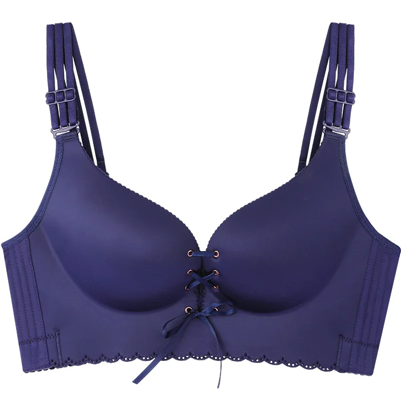 

New 3/4 Cup Plus Size Seamless Underwear Push Up Bra Wireless Adjustable Bralette Women Bra High Quality Fashion Sexy Lingerie