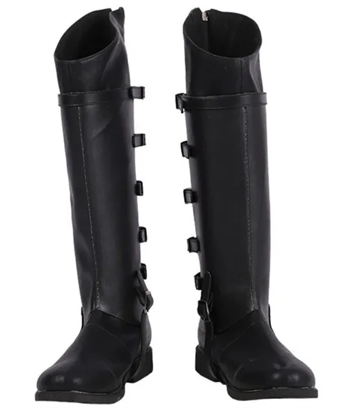 Boots only DMC Vergil косплей костюм игры Хэллоуин наряд из искусственной кожи куртка для мужчин Дети Индивидуальный заказ супергероя комплект - Цвет: Boots only