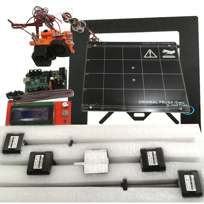 3D-принтер Prusa i3 mk2 в комплекте с металлической рамкой Mini-Rambo 2004 a материнская плата