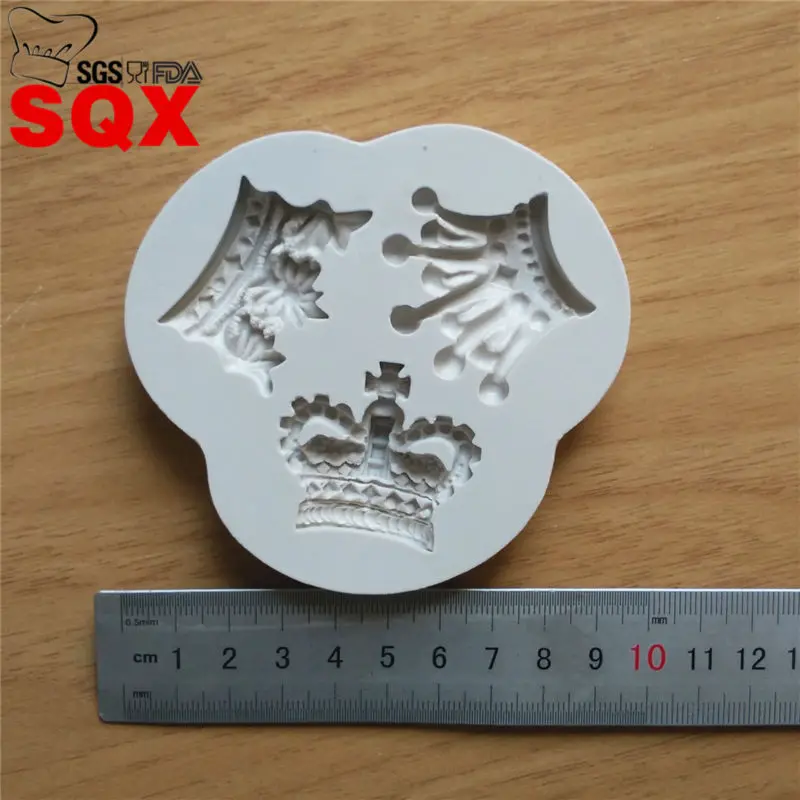 3 шт. силиконовые формы для выпечки в форме короны|soap moulds|fondant cake toolscake tools |