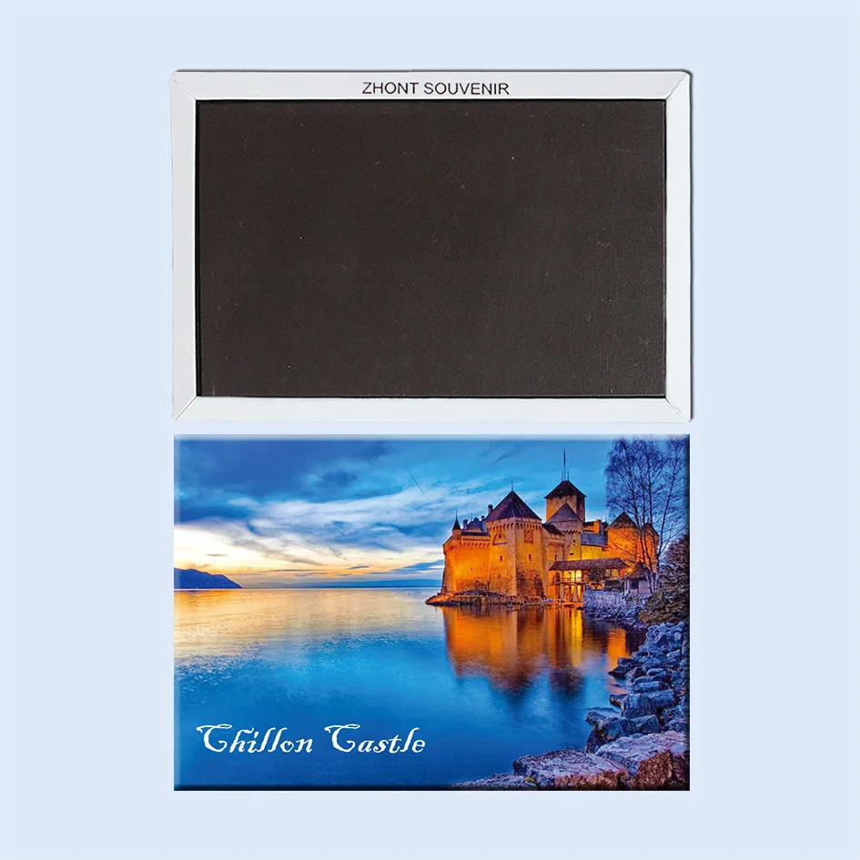 

Chillon Castle by Lake Geneva Fridge Magnets 21683 Vacation Tourist Gift