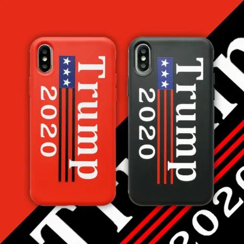 2 вида цветов Горячая Мода США Трамп 2020 чехол для телефона iPhone X XS MAX XR 8 7 6 6S