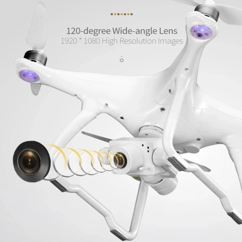 

Brushless 5G WIFI FPV RC Drone HD Camera 1080P 25Mins 2-Axis Gimbal GPS Positioning Follow Me One Key Return Quadcopter RTF