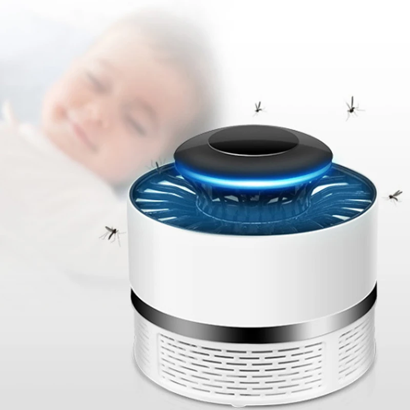 Москитный убийца светильник USB ловушка муха Ошибка ЛАМПА Zapper Электрический 7 Вт