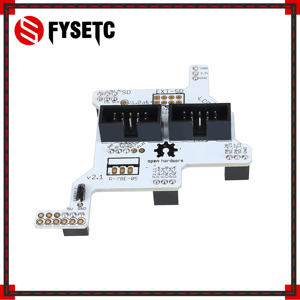 3D принтеры Запчасти Smoothieboard 5X V1.1 плата Full Графический ЖК дисплей модуль адаптера