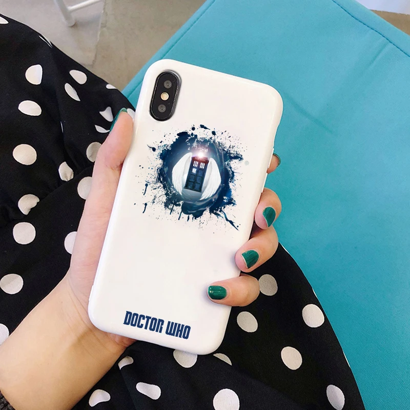Доктор Кто мягкий силиконовый карамельный цвет крышка tardis чехол для телефона для iPhone X XR XS MAX 6 7 8 plus 6s для Apple лучший корпус - Цвет: W-5694