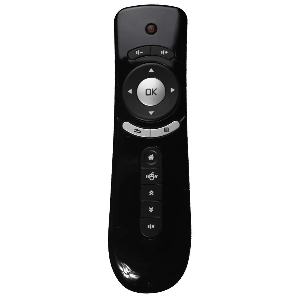 Пульт-аэромышь с гироскопом Mini Fly T2 2 4 ГГц беспроводная клавиатура мышь для