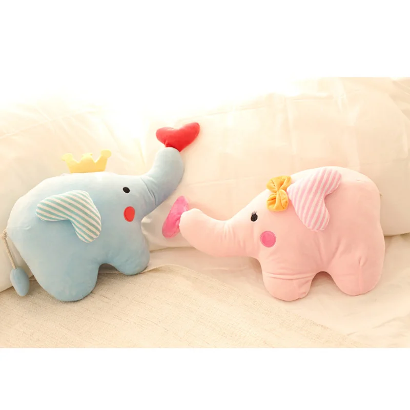 Симпатичная подушка в виде слона для влюбленных пар украшение детской комнаты
