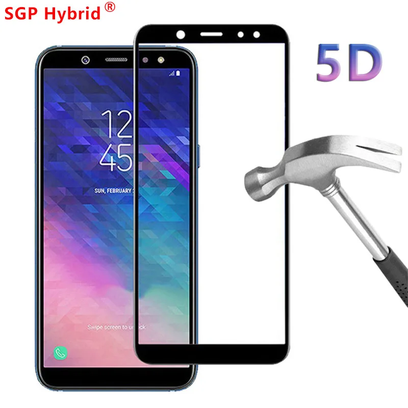 Защитное стекло для Samsung A6 2018 защита стекла Galaxy Plus J6 экрана 5D пленка A J 6 6A 6J