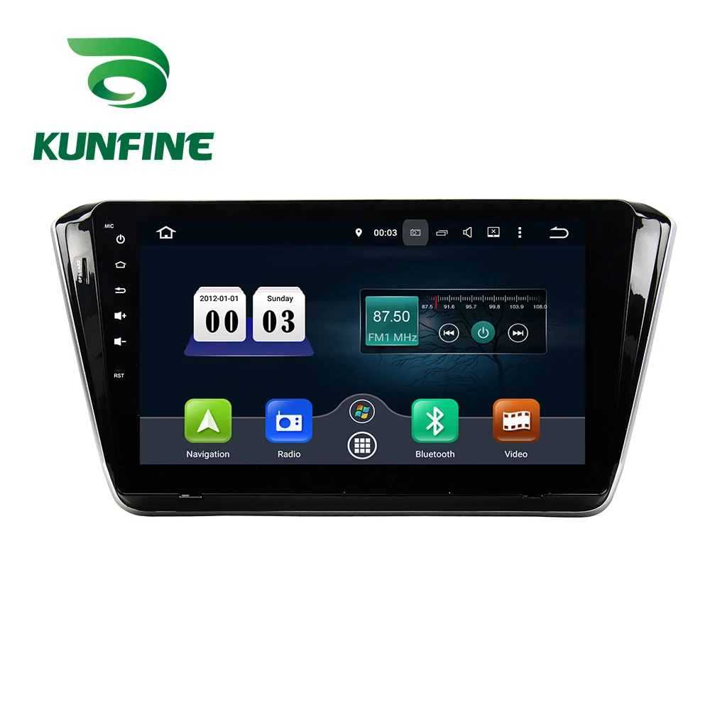 Android 9,0, Восьмиядерный, 4 Гб ОЗУ, 64 Гб ПЗУ, автомобильный DVD, gps, мультимедийный плеер, стерео, без Дека, для SKODA Superb,, радио, wifi
