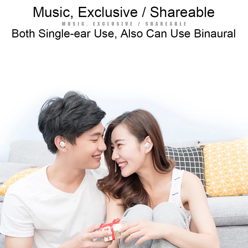 

M&J F10 TWS Mini Wireless Headphones Bluetooth Noise Canceling Earphones Phone Earbuds Headset With Microphone Charging Case