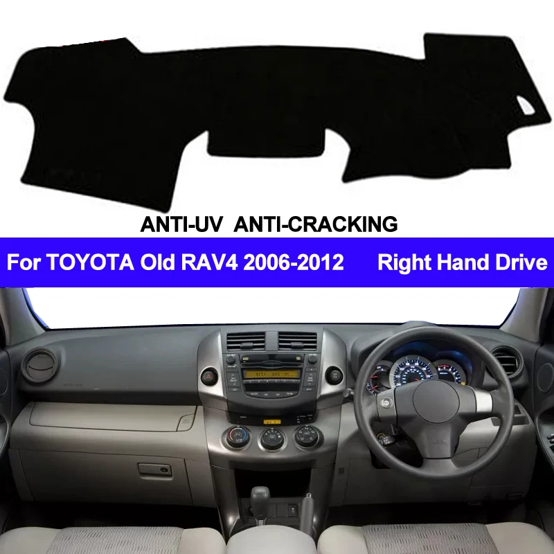TAIJS приборной панели автомобиля Обложка для Toyota старый RAV4 2006 2007 2008 2009 2010 2011 2012 солнце оттенок Дэш коврик приборная панель ковровые покрытия