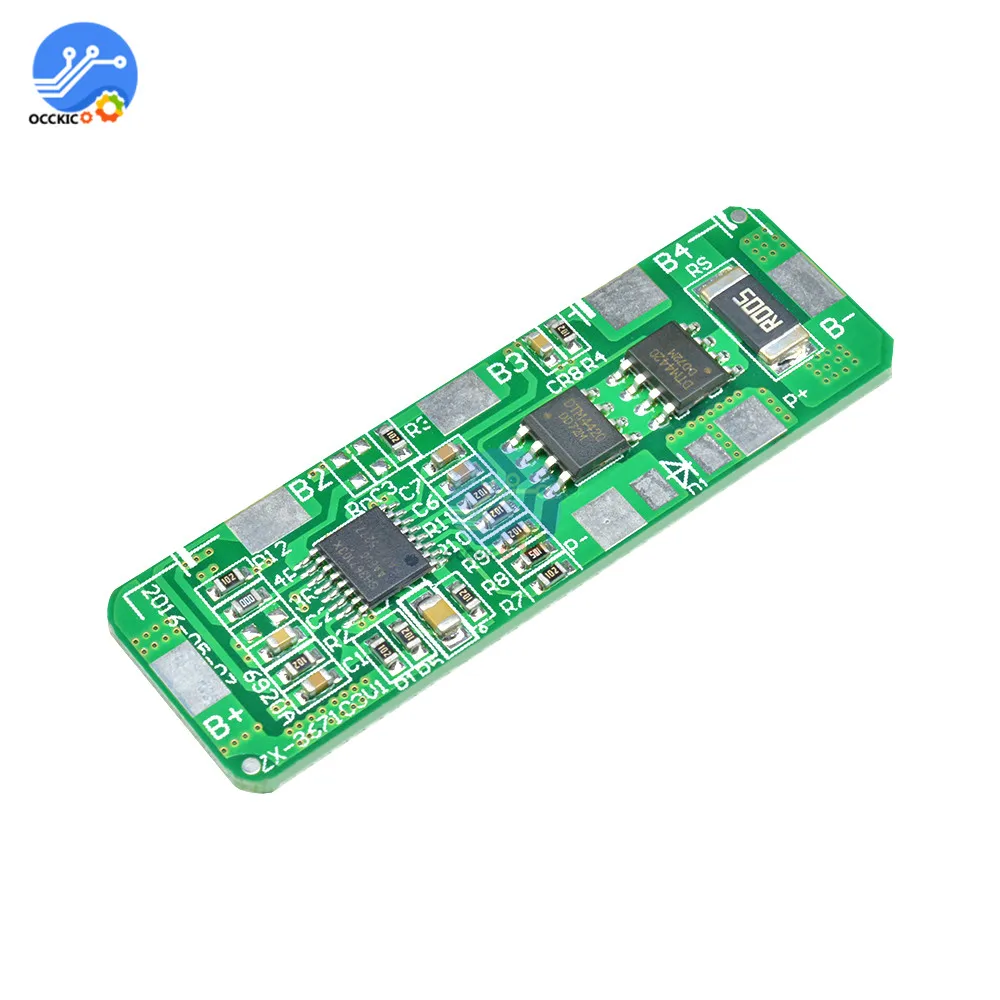 Bms 4S 18650 литий-ионный аккумулятор Защитная плата PCB BMS баланс 4,25-4,35 в до 2,3-3,0 в с защитой от перегрузки 4-5A recargable