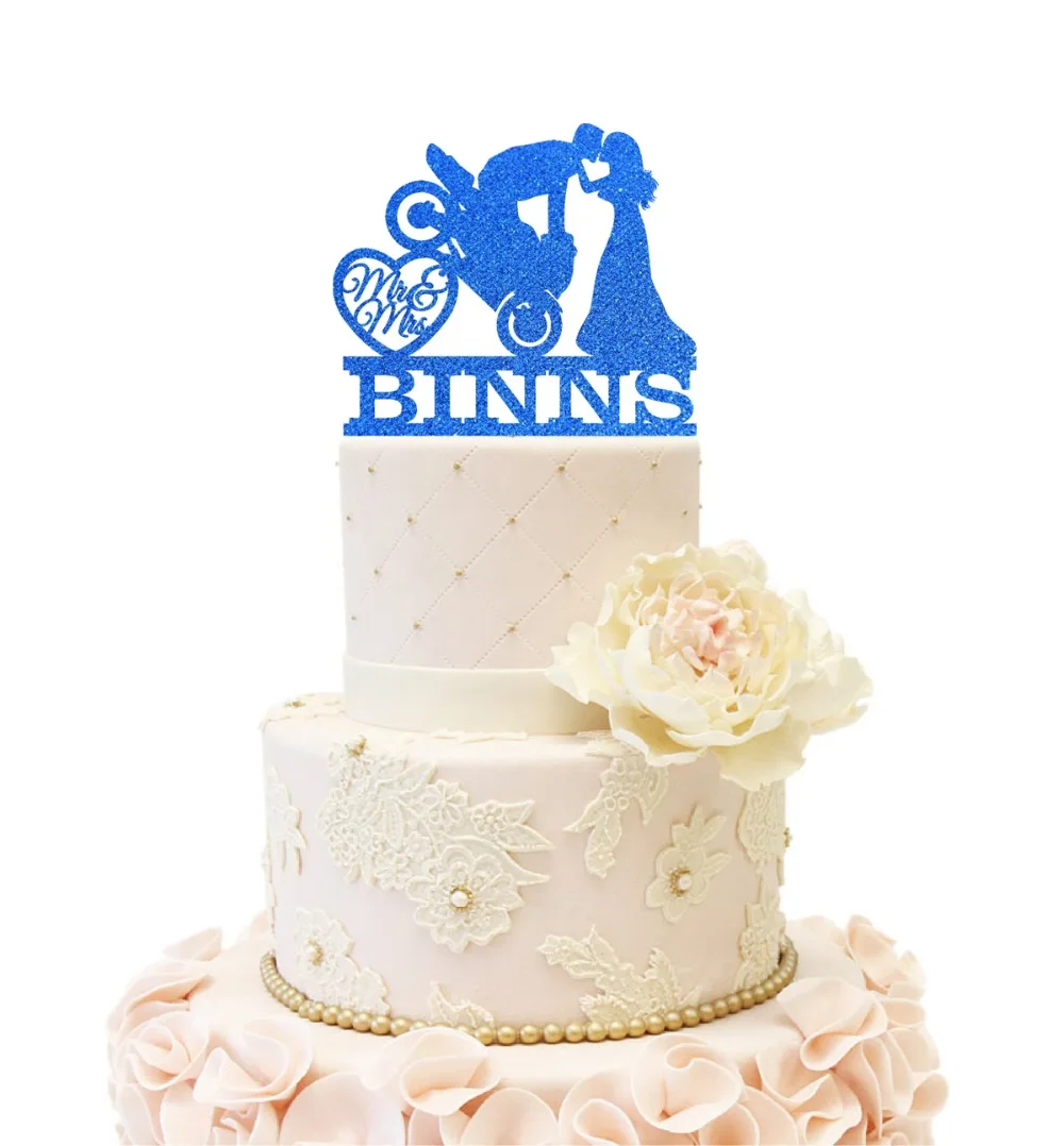 Велосипед свадебный торт Топпер для невесты и жениха романтические целующиеся