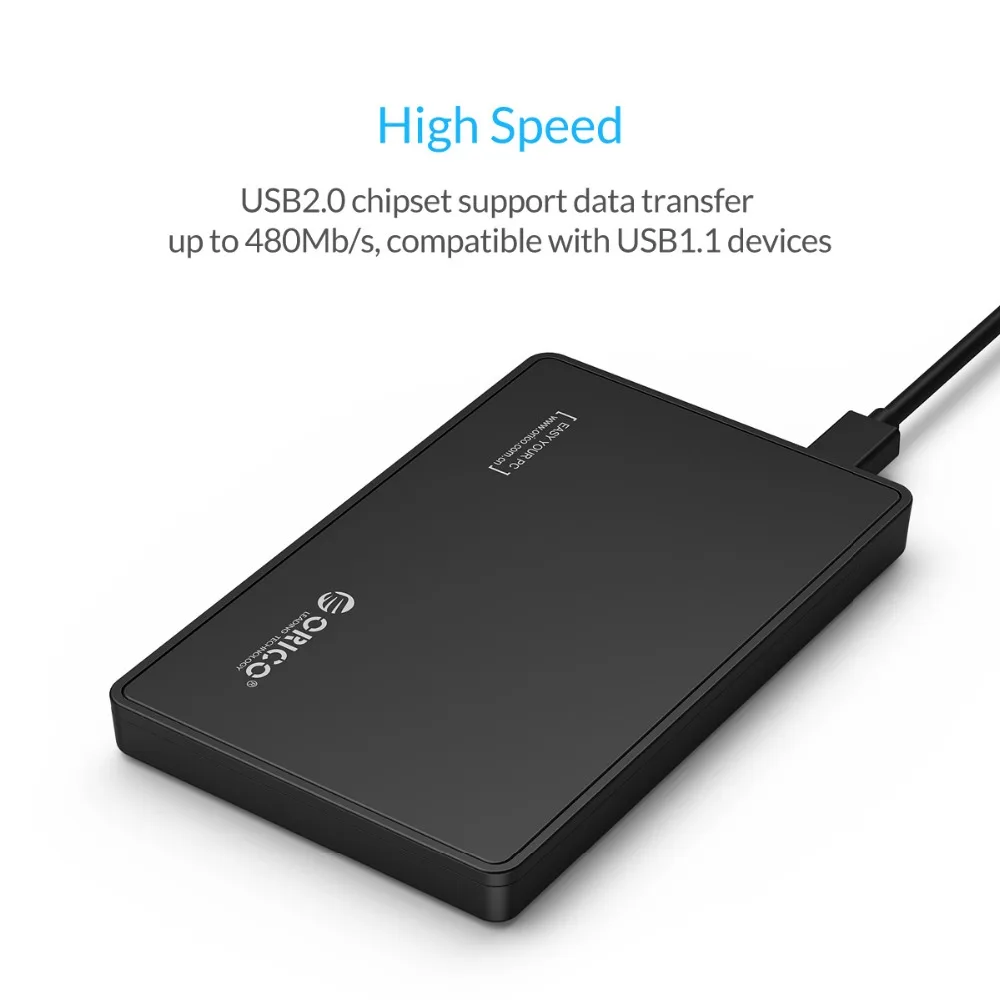 Портативный чехол ORICO для жесткого диска 2 5 дюйма корпус внешнего Sata USB 0 SSD|hdd