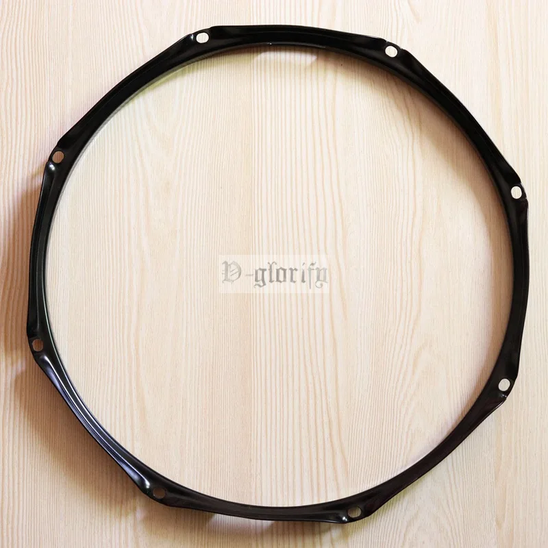 12inch 8 hole down Черный цвет, 12 дюймов/13 дюймов, 8 отверстий, железный барабан, ободок, обруч для барабана/вверх и вниз, обруч для барабана - Цвет: 12inch 8 hole down