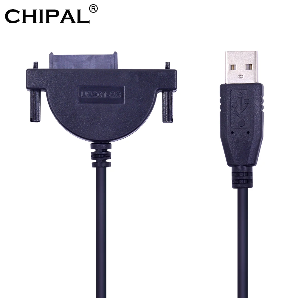 CHIPAL светодиодный индикатор USB 2 0 до 7 + 6 13Pin мини SATA II Кабель адаптер для Тетрадь CD ROM