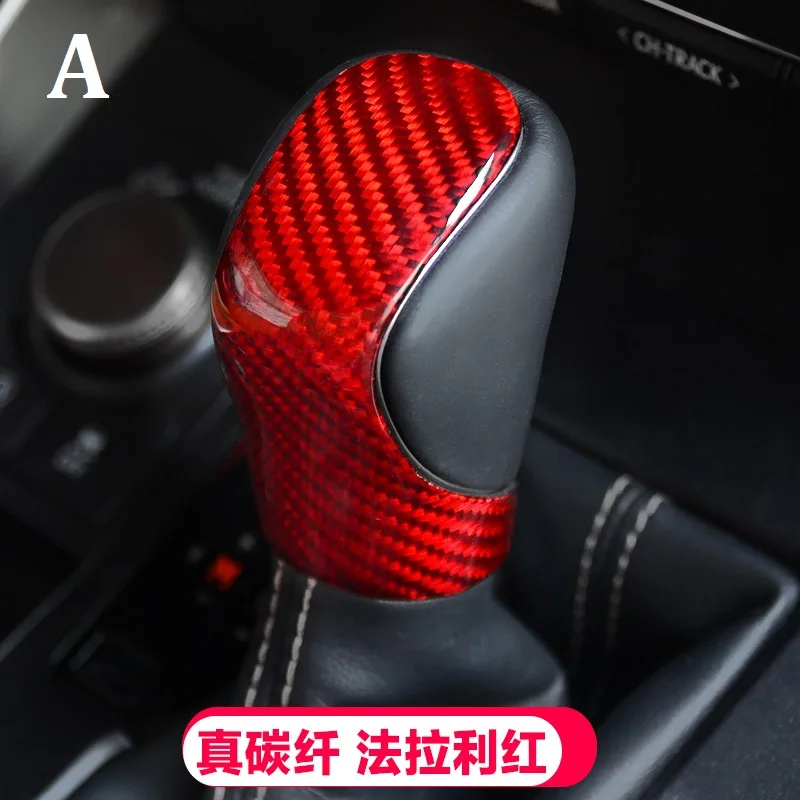 

Рукоятка рычага переключения передач из углеродного волокна, подходит для lexus NX200300 300h ES200250 RX300 450hI