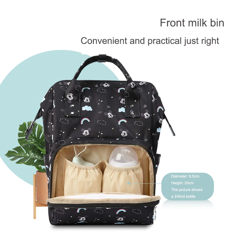 Сумка для подгузников Дисней рюкзак с музыкальным пирогом вместительная Детская