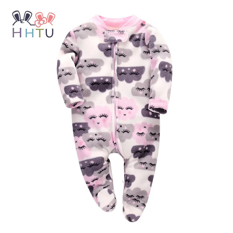 Style2 HHTU/; комбинезон для ребенка дитя; милая одежда для маленьких мальчиков и девочек; флисовые Детские костюмы; одежда для осени и зимы - Цвет: Style2
