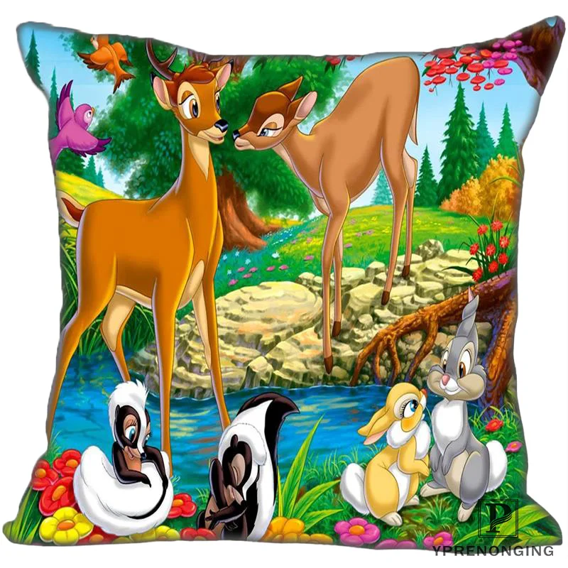 Лучший заказ BAMBI (1) @ 2 наволочка на подушку спальня квадратная Наволочка молнии (с
