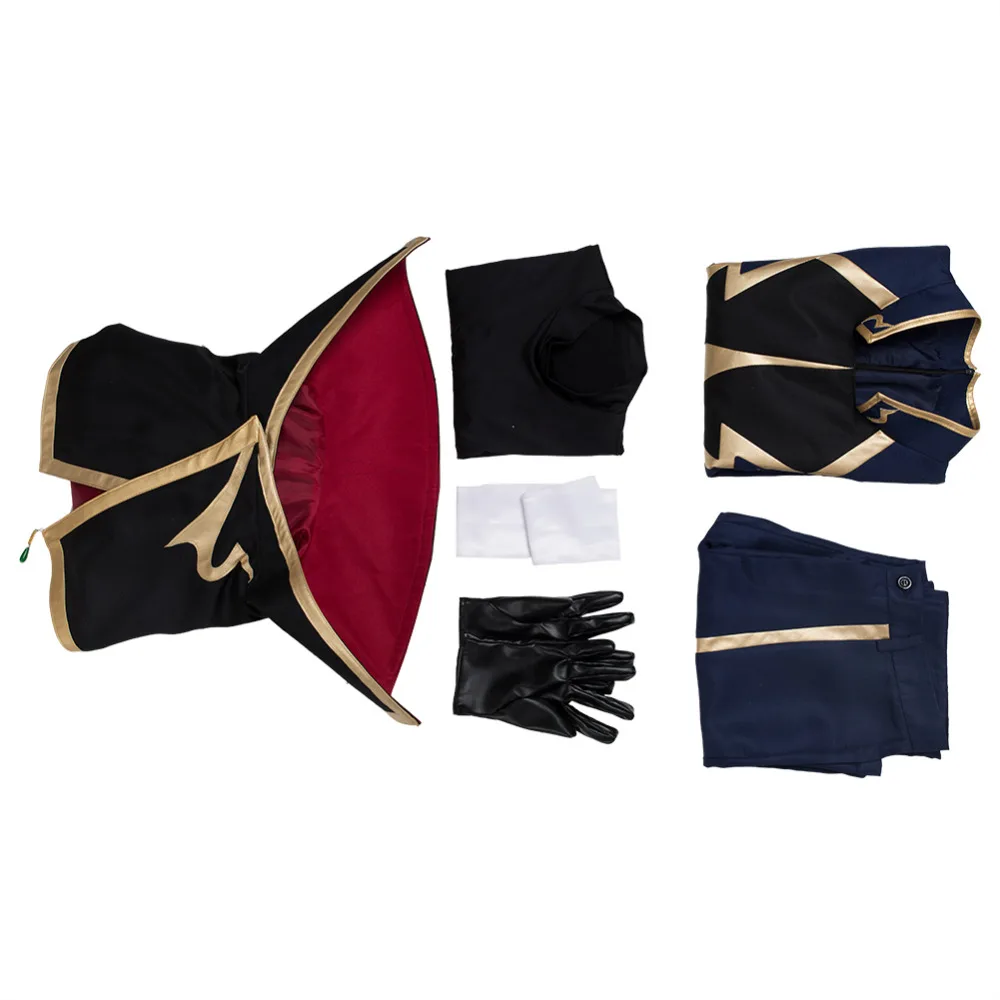Code Geass Косплэй Lelouch воскресения нулевой Косплэй Костюм Форма для взрослых на Хэллоуин Карнавальный Костюм