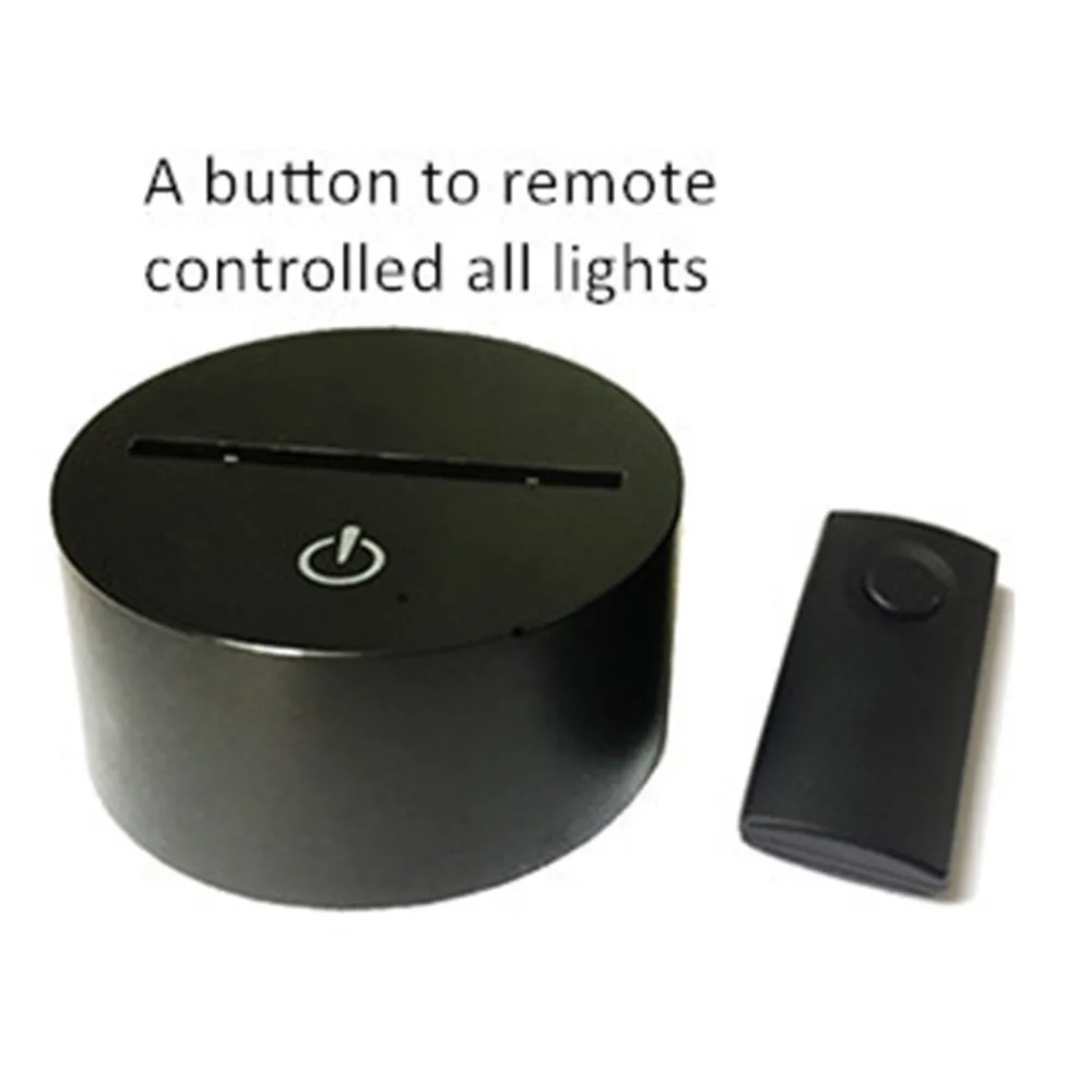 Енот творческий 3D светодио дный красочные led Vision подарок атмосфера настольная