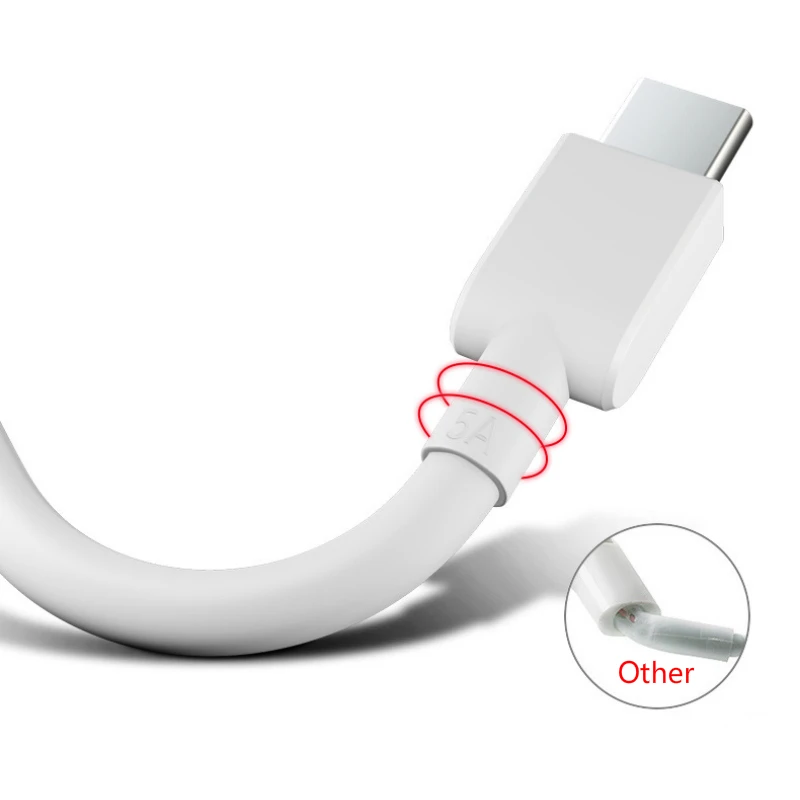 Оригинальный кабель Mzxtby 5A для быстрой зарядки USB Тип C Oneplus Huawei Samsung Xiaomi Oppo VIVO VOOC Find
