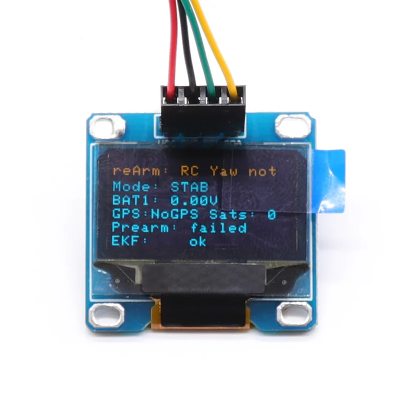 OLED дисплей OSD для Pixhawk 2.4.8 PIX PX4 управления полетом состояние полета подключено к