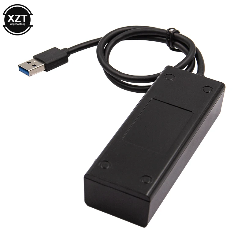 Высокоскоростной концентратор USB 3,0 с 4 портами, мультихаб, usb-разветвитель, расширитель для флеш-накопителей, ПК, компьютера, ноутбука, адаптер