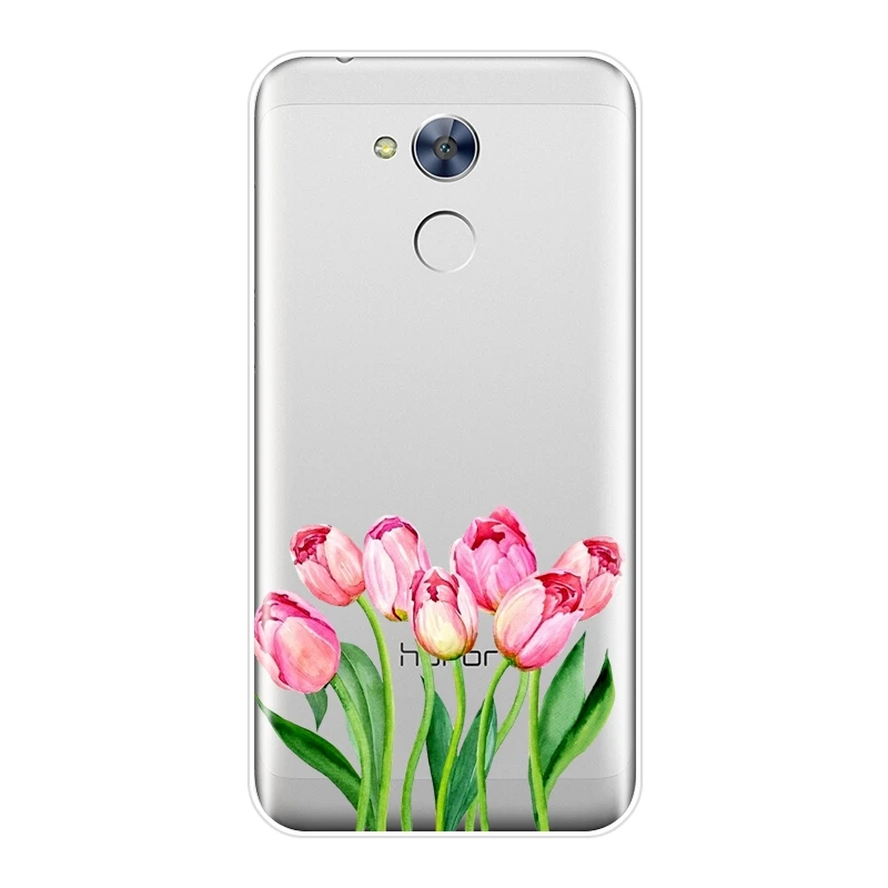 Чехол для телефона Huawei Honor 6 5A 4X 5X 6X 6A силиконовый мягкий чехол с цветочным принтом
