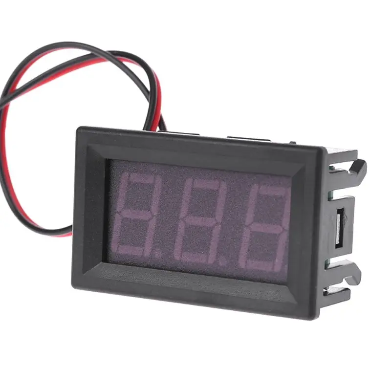 DC 5V 120V Цифровой вольтметр светодиодный Дисплей Панель 2 провода видео телефон