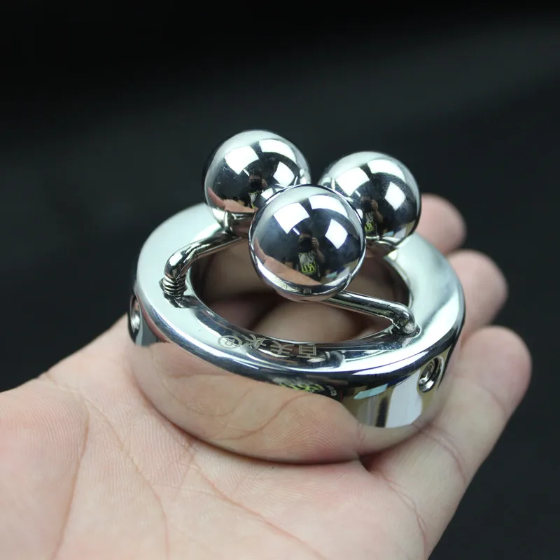 Мужская подвеска-Растяжитель мошонки из нержавеющей стали с 3 шариками