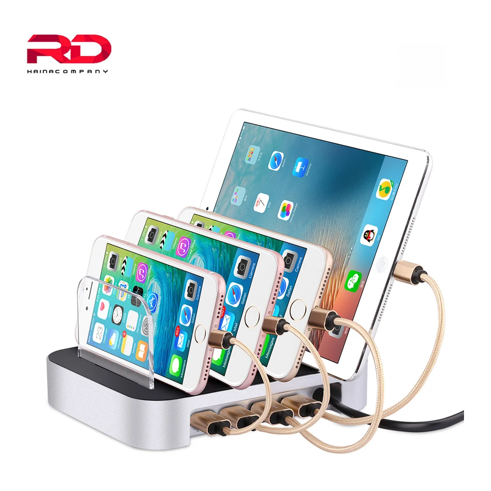 Умное зарядное устройство USB быстрая зарядная станция порт Dock4 а мобильный