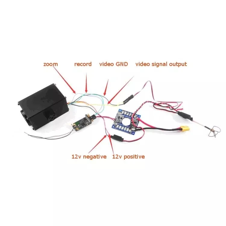 Happymodel HC700R 1080P HD рекордер 32x зум FPV камера DVR Поддержка 64G SD для FPV Дрон Квадрокоптер