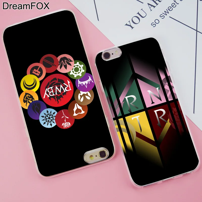 DREAMFOX K183 Rwby Emblems Soft TPU Silicone Case Cover For Apple iPhone 11 Pro X XR XS Max 8 7 6 6S Plus 5 5S SE 5C 4 4S |