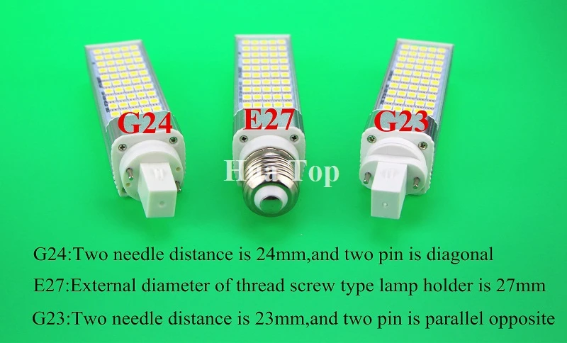 Горизонтальная лампа SMD5050 5 шт. G24/E27/G23 чип Вт/7 Вт/9 Вт/11 Вт/13 Вт/14 Вт AC DC 85 ~ 265 В