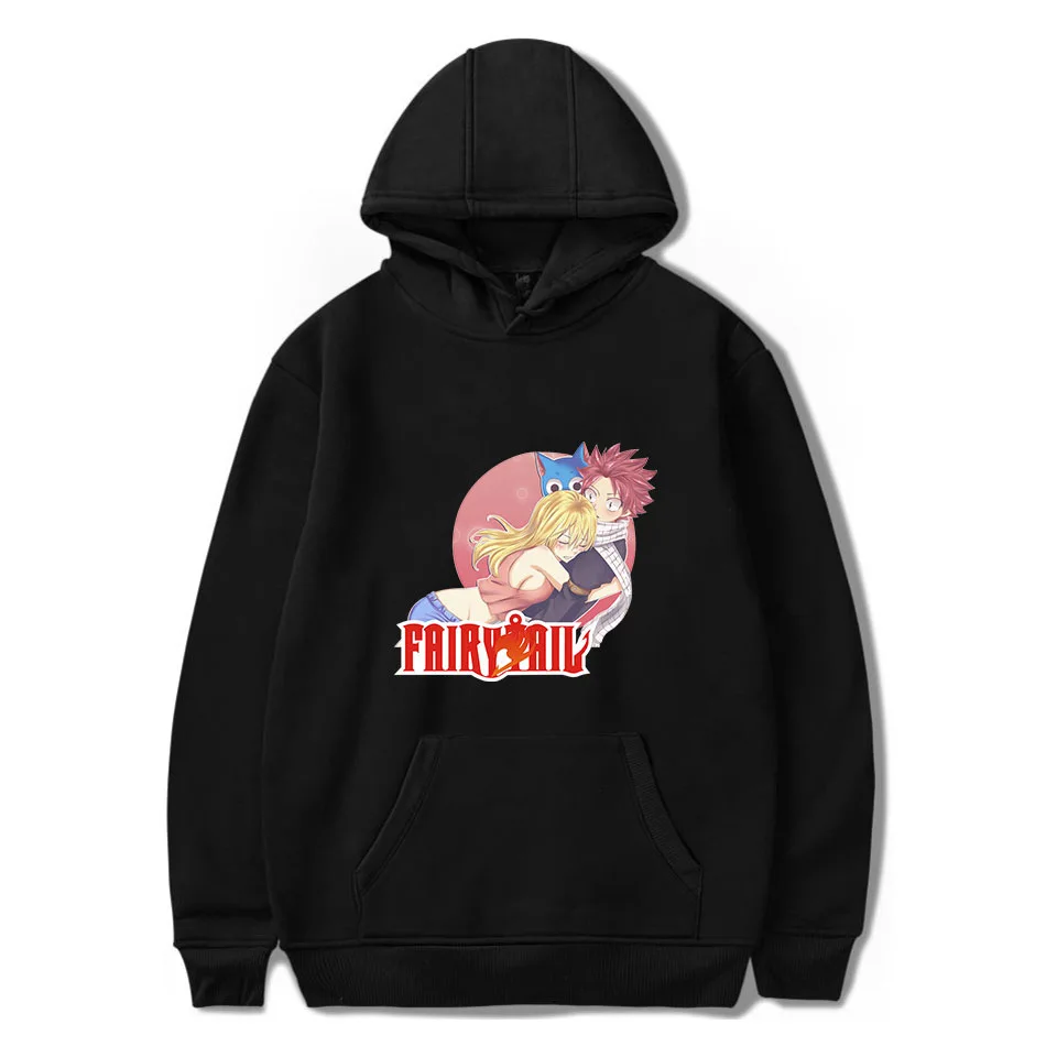 

Japanese Anime Fairy Tail Print Hoodies Men and Women Hip Hop Funny Winter Streetwear Hooded Sweatshirt For Couples Clothes