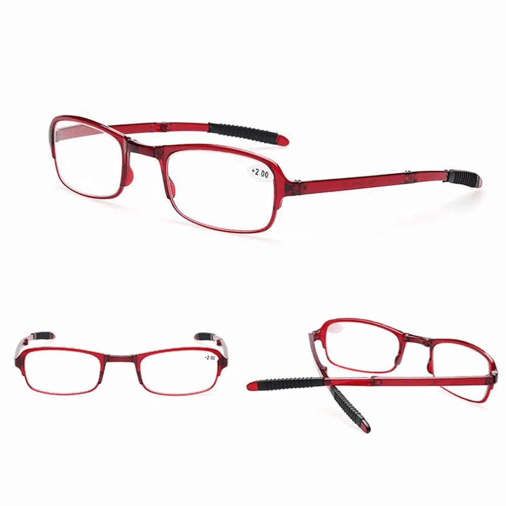 Очки для чтения складная рама пресбиопические очки легкий + 1 0 до 4 с Чехол|glasses