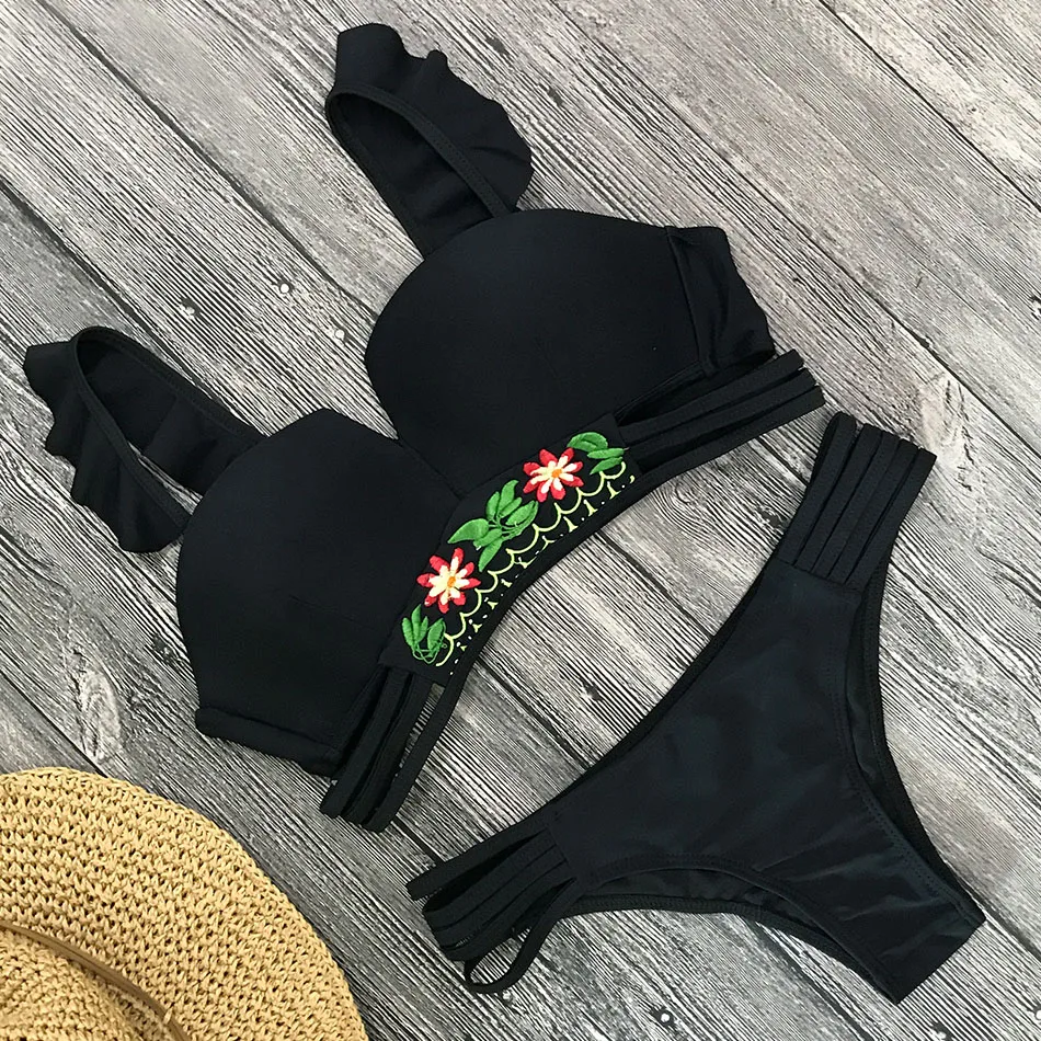 Женский купальник пуш-ап Бразильский купальный костюм новинка 2019 | Женская