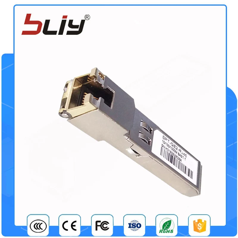 10 шт./партия 10/100/1000m-t RJ45 медный Трансивер SFP разъем оптический модуль для Cisco HP Huawei