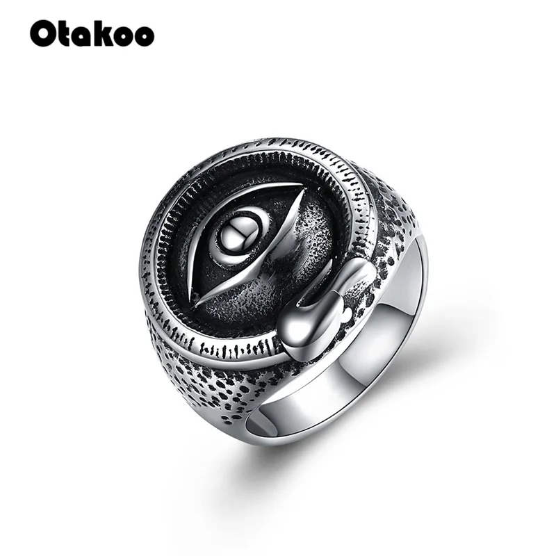 Модное мужское кольцо Otakoo из нержавеющей стали в стиле панк|Кольца| |