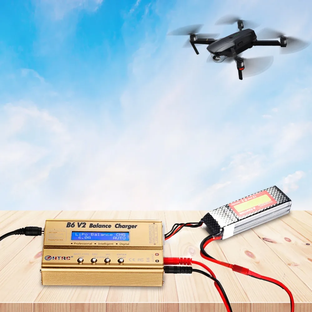HTRC iMax B6 V2 LiPo зарядное устройство 80 Вт светодиодный баланс Dis зарядное устройство для Lipo Li-Ion LiFe NiCd NiMH LiHV PB Зарядное устройство