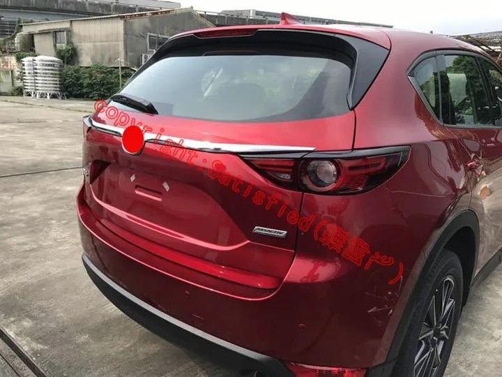 Крышка задней крышки багажника из АБС-хрома маленькая Накладка для Mazda CX-5 CX5 2017 2018