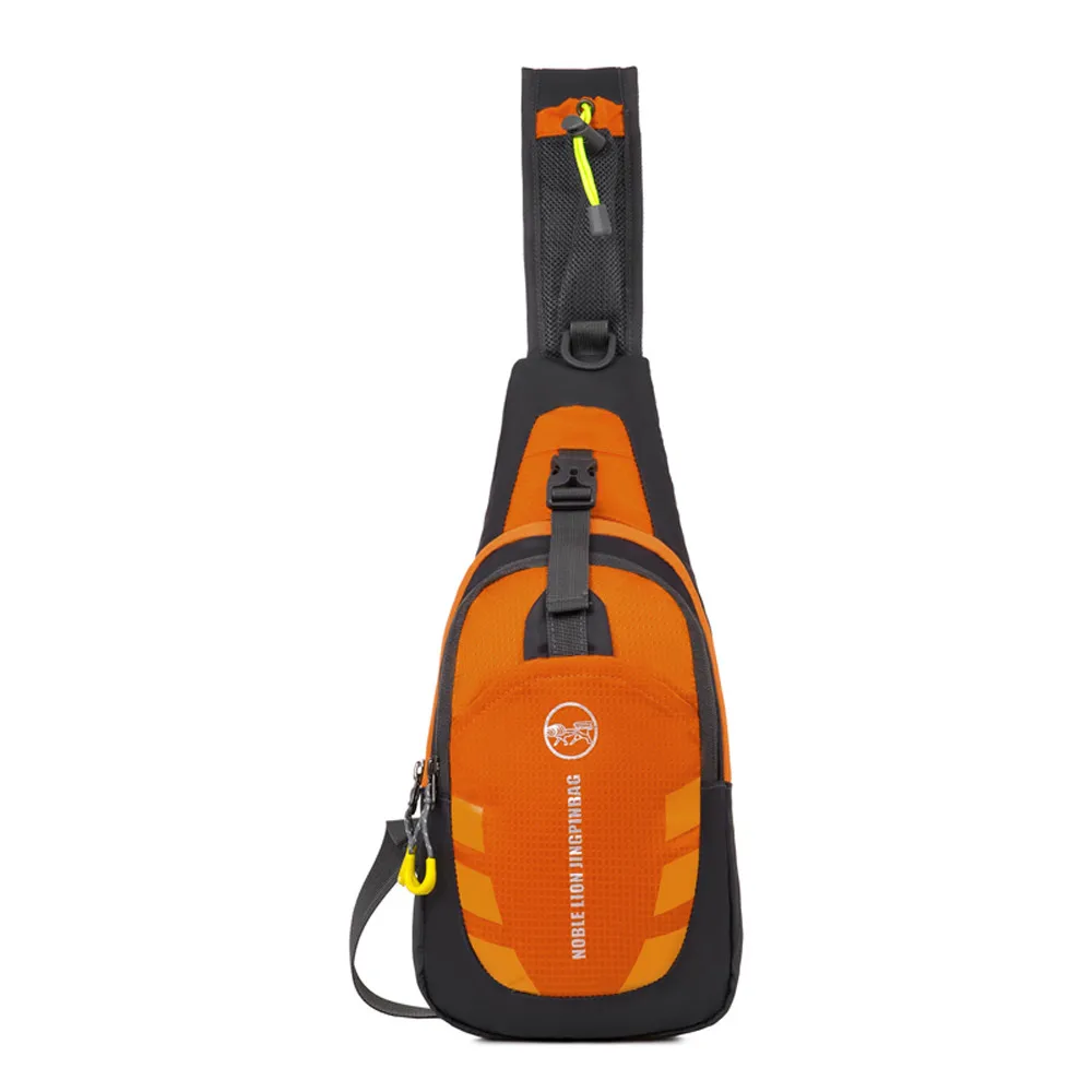 Оранжевый Сумки женские повседневные сумки для мужчин мужские сумки винтажные женские модные унисекс Оксфорд хит цвет плечо грудь сумки через плечо# Y - Цвет: Оранжевый