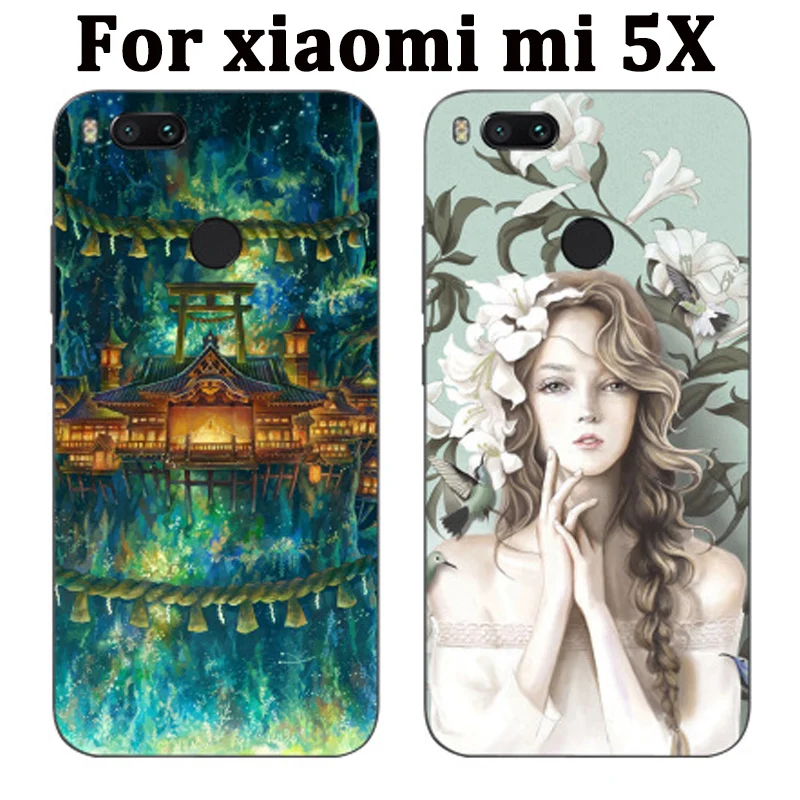 Чехол для xiaomi mi 5X модный мультяшный Мягкий силиконовый чехол mi5X телефона 5 X