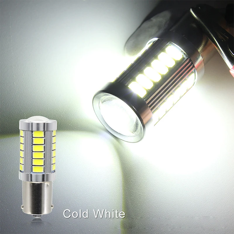 1 шт. 1156 светодиодный ная лампа BA15S P21W 33 5630 5730 SMD Автомобильная задняя стоп-сигнала