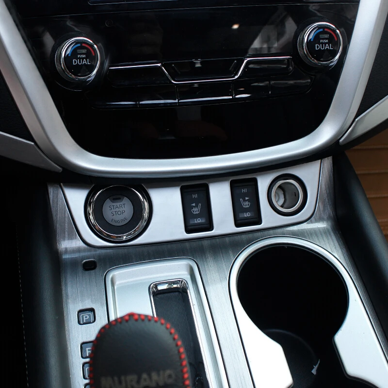 Для Nissan Murano 2015 2016 2017 2018 аксессуары ABS Матовый автомобильный прикуриватель
