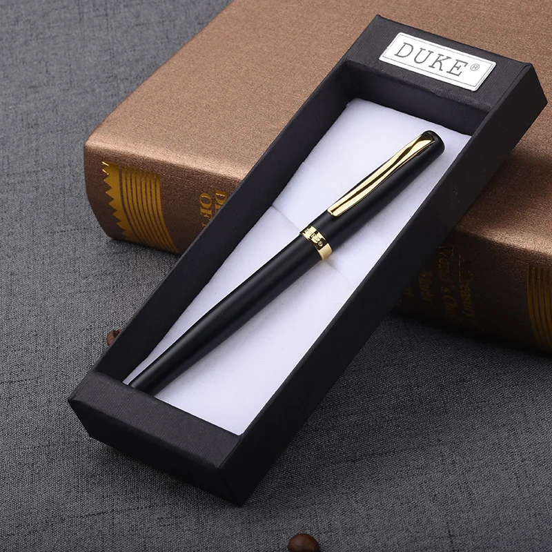 Оригинальная перьевая авторучка duke scrub 209 черная ручка pen иридиевая бесплатная