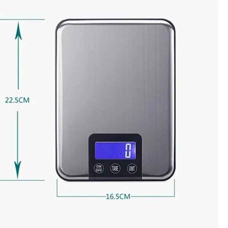 Цифровые кухонные весы 5000 г * 1 5 кг x большие тонкие пищевые диетические